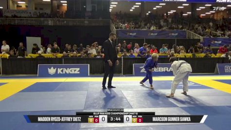 Madden Ryozo-Jeffrey Dietz vs Marcson Gunner Sawka 2026 Pan Kids Jiu-Jitsu IBJJF Championship