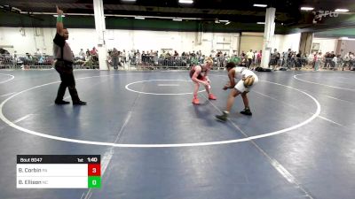 100 lbs Round Of 64 - Brian Corbin, PA vs Benjamin Ellison, NC