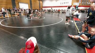 111-119 lbs Quarterfinal - Sophia Wilkinson, Greybull MS vs Rilee Rohrer, Powell Middle School