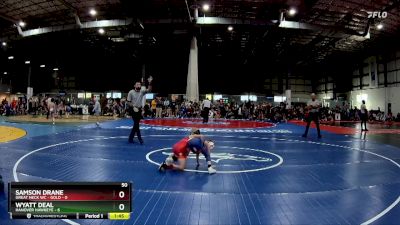 50 lbs Round 2 (6 Team) - Samson Drane, GREAT NECK WC - GOLD vs Wyatt Deal, HANOVER HAWKEYE