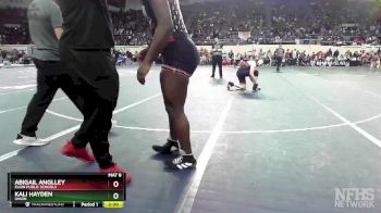 190 lbs Quarterfinal - Abigail Anglley, Elgin Public Schools vs Kali Hayden, Union