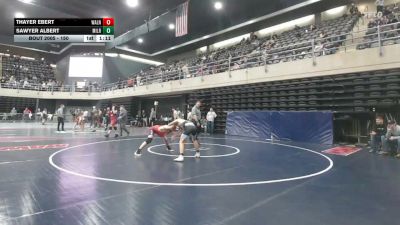 150 lbs Semifinal - Thayer Ebert, Walnutport vs Sawyer Albert, Milroy