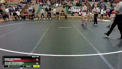 165 lbs Semifinal - Ethan MacDonnell, Delaware Military Academy vs Ryan McCormac, St Elizabeths