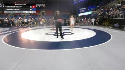 126 lbs Champ. Rd Of 32 - Grant Langstaff, CA vs Martez Sheard, WI