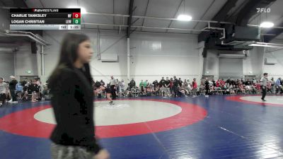 160 lbs Rr Rnd 1 - Charlie Tanksley, Morris Fitness Orange MS vs Logan Christian, Level Up Wrestling MS
