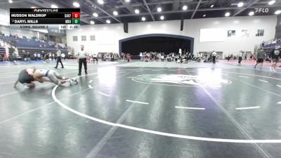 141 lbs Cons. Round 2 - Daryl Mills, Missouri Baptist University vs Hudson Waldrop, Campbell University