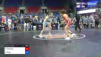 117 lbs Consi Of 16 #2 - Megan Edwards, Texas vs Alyssa Reed, New York