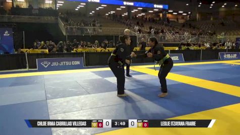 Leslie Itzayana Fraire vs Chloe Irma Cabrillas Villegas 2025 Pan Kids Jiu-Jitsu IBJJF Championship