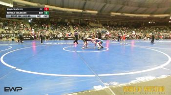 80 lbs Consi Of 8 #2 - Tom Cantillo, PTC Youth Wrestling vs Tobias Solinger, Moyer Elite