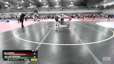 175 lbs Cons. Round 4 - Eli Carter, Clinton Youth Wrestling Club-AAA vs William Newman, Team Grind House Wrestling Club-AAA