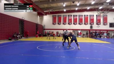 174 lbs Champ. Round 2 - Edward Saldana, Unattached vs Steven Castro, Lemoore College