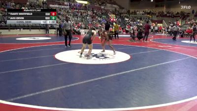 5A 125 lbs Cons. Semi - Jaxi Ervin, Van Buren vs Tianti Whitfield, Searcy