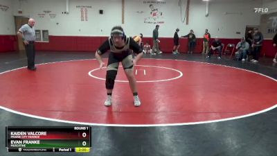 215 lbs Round 1 - Evan Franke, Muscatine vs Kaiden Valcore, Prairie City Monroe