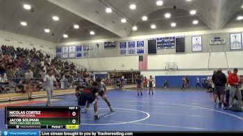 152 lbs Champ. Round 1 - Nicolas Cortez, Canyon High School vs Jacob Soliman, Yorba Linda High School