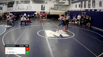 145 lbs Champ. Round 2 - Nick Albright, Moshannon Valley Hs vs Tyler Glaister, Mercer Area Hs