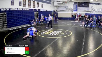 121 lbs Cons. Semi - Nico Bove, Ringgold Hs vs Kayin Bard, Kane Area Hs