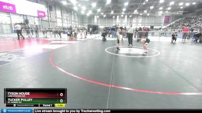 73-75 lbs Round 1 - Tyson Houde, Lake Stevens WC vs Tucker Pulley, St. Maries WC