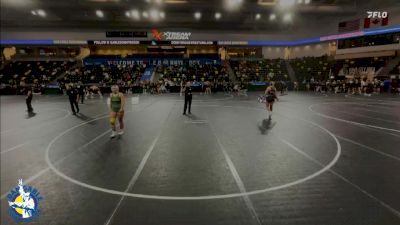 145 lbs Semifinal - Makayla Faulkner, Basehor-Linwood HS vs Natalie Keller, Raccoon River-Northwest