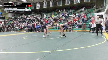 150 lbs Champ. Round 3 - Brady Wallace, Springboro vs Vicente Navarro, Madison