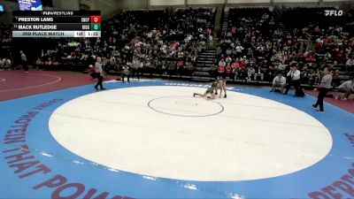 4A 144 lbs 3rd Place Match - Mack Rutledge, Ridgeline vs Preston Lang, Snow Canyon