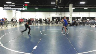 132 lbs Round Of 64 - Mason Carlson, UT vs Jacob Kos, MN