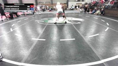 190 lbs Consi Of 8 #1 - Cian Birtwistle, Eagle Eye Wrestling Club vs Lonnis Jordan Jr, Columbia County Wrestling Club