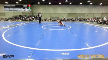 64 lbs Semifinal - Owen Tannery, Firebird Elite vs Kinsley (KK) Kothenbeutel, POWA 12U