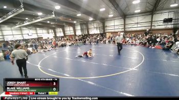 74 lbs 1st Place Match - Jordy Smart, Ravage Wrestling Club vs Blake Williams, Sanderson Wrestling Academy