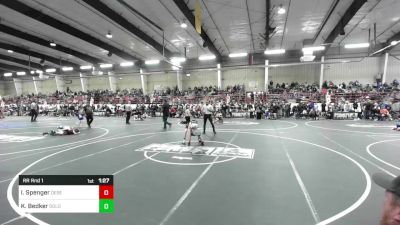 86 lbs Rr Rnd 1 - Izac Spenger, Desert Dogs WC vs KayBree Bedker, Dolores Bears