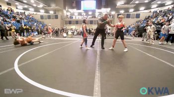100 lbs Rr Rnd 4 - Brock Rosine, Cowboy Wrestling Club vs Ava Davis, Kingfisher YellowJackets