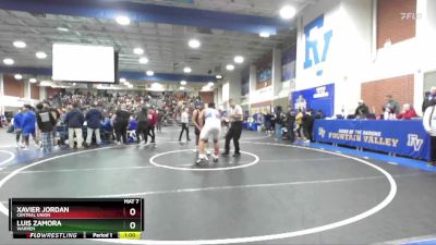 285 lbs Cons. Round 2 - Xavier Jordan, Central Union vs Luis Zamora, Warren