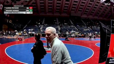 4A-175 lbs Cons. Round 3 - Walker Thomas, Cambridge vs Aaron Pritzker, Benedictine Military School