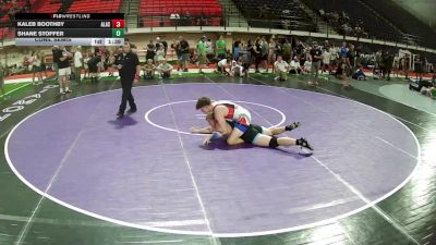 165 lbs Cons. Semis - Kaleb Boothby, Alaska vs Shane Stoffer