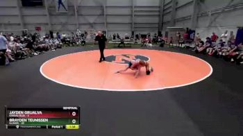 106 lbs Semis & 3rd Wb (16 Team) - Jayden Grijalva, Kansas Blue vs Brayden Teunissen, Illinois