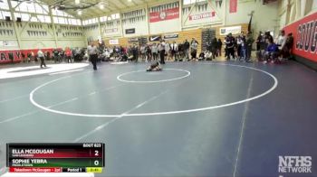 100 (102) 7th Place Match - Ella McGougan, San Leandro vs Sophie Yebra, Middletown