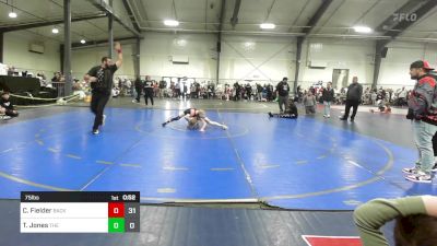 75 lbs Final - Cooper Fielder, Backyard Brawlers Wrestling Club - (A) vs Thomas Jones, The Storm Wrestling Center