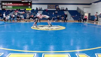 133 lbs Cons. Round 1 - Bo St. Clair, Northern Oklahoma College-Tonkawa vs Isaac Perez, Friends University