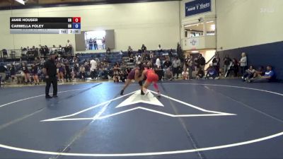 138 lbs Cons. Semi - Janie Houser, Unattached vs Carmella Foley, Unattached