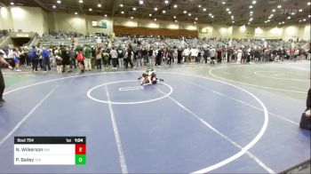 86 lbs Semifinal - Nathaniel Wilkerson, Bay Area Dragons vs Parker Bailey, Top Fuelers WC
