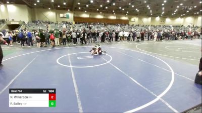 86 lbs Semifinal - Nathaniel Wilkerson, Bay Area Dragons vs Parker Bailey, Top Fuelers WC