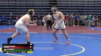 285 lbs Cons. Round 6 - Mason Shank, Bluffton vs Kyle Slaght, Bath