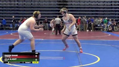 285 lbs Cons. Round 6 - Mason Shank, Bluffton vs Kyle Slaght, Bath