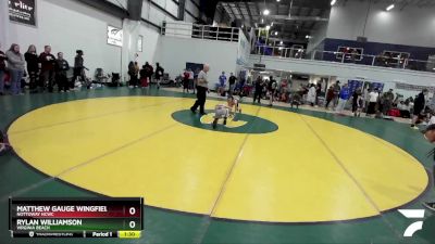 69 lbs Round 4 - Matthew Gauge Wingfield, Nottoway NCWC vs Rylan Williamson, Virginia Beach