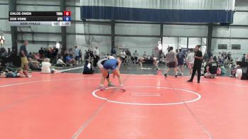 61 lbs Semifinal - Chloe Owen, Team Worldwide - W vs Zoe Vore, Apex (OH) Girls - W