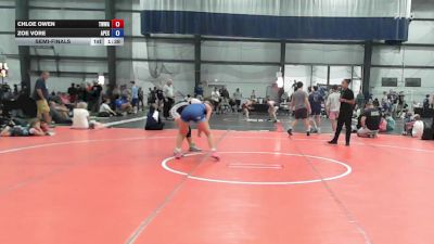 61 lbs Semifinal - Chloe Owen, Team Worldwide - W vs Zoe Vore, Apex (OH) Girls - W