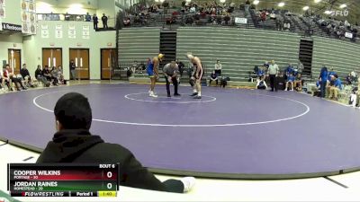 138 lbs Semis & 1st Wrestleback (8 Team) - Jordan Raines, Homestead vs Cooper Wilkins, Portage