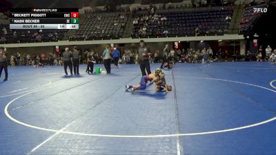 80 lbs Round 5 - Nash Becker, Dc Elite vs Beckett Piggott, Outlaw Wrestling Club