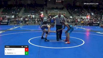 110 lbs Consolation - Ayden Tatum, Pontiac Huskies vs Aiven Robbins, Catoosa