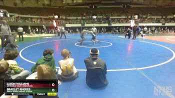 100 lbs Semifinal - Bradley Rhodes, Great Bridge Middle School vs Jaxon Williams, Smithfield Youth Wrestling