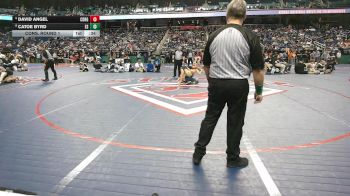 5A 120 lbs Cons. Round 1 - Catoe Byrd, East Rowan High School vs David Angel, Cedar Ridge